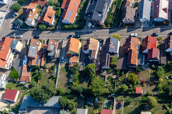 Règlement à Kandel dans le département Rhénanie-Palatinat, Allemagne du point de vue du drone