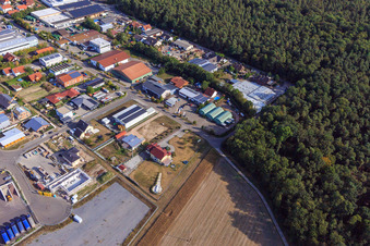 Vue aérienne de Zone industrielle Industriestr à Hatzenbühl dans le département Rhénanie-Palatinat, Allemagne