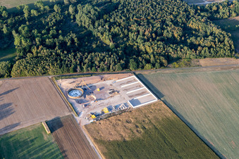 Enregistrement par drone de Wissembourg dans le département Bas Rhin, France