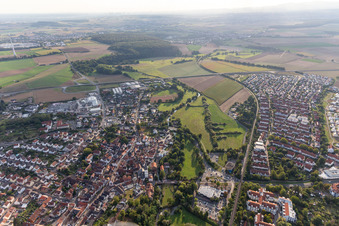 Quartier Windecken in Nidderau dans le département Hesse, Allemagne vue d'en haut