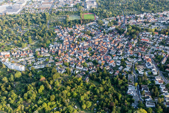 Photographie aérienne de Quartier Seckbach in Frankfurt am Main dans le département Hesse, Allemagne