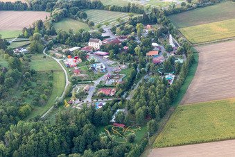 Vue aérienne de Didiland à Morsbronn-les-Bains dans le département Bas Rhin, France