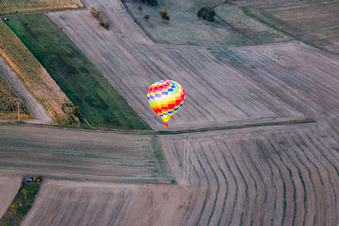 Forstheim dans le département Bas Rhin, France d'un drone