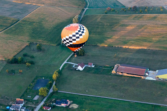 Kindwiller dans le département Bas Rhin, France hors des airs
