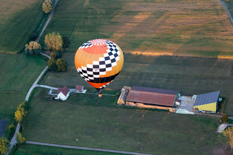 Kindwiller dans le département Bas Rhin, France vue d'en haut