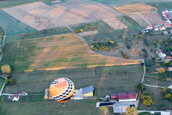 Kindwiller dans le département Bas Rhin, France depuis l'avion