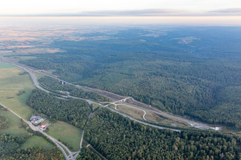 Vue aérienne de A4 Air à quatre vents à Eckartswiller dans le département Bas Rhin, France