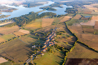 Vue aérienne de Kerprich-aux-Bois dans le département Moselle, France