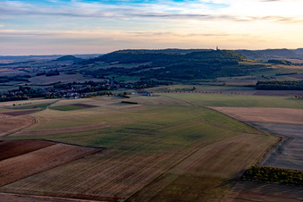 Vue aérienne de Basilique de Sion à Saxon-Sion dans le département Meurthe et Moselle, France