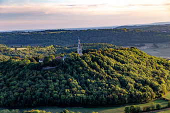 Photographie aérienne de Basilique de Sion à Saxon-Sion dans le département Meurthe et Moselle, France