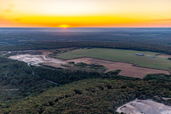Vue oblique de Aéroport Pont-Saint-Vincent à Pont-Saint-Vincent dans le département Meurthe et Moselle, France