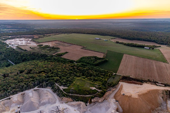 Aéroport Pont-Saint-Vincent à Pont-Saint-Vincent dans le département Meurthe et Moselle, France hors des airs