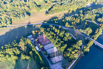 Vue aérienne de Centre de loisirs de La Vannerie à Sexey-aux-Forges dans le département Meurthe et Moselle, France