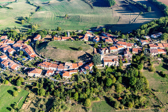 Vue oblique de Amance dans le département Meurthe et Moselle, France