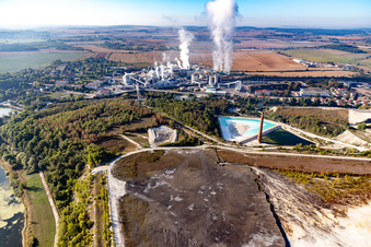 Vue aérienne de Novacarb à Laneuveville-devant-Nancy dans le département Meurthe et Moselle, France