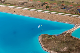 Marais salants à Rosières-aux-Salines dans le département Meurthe et Moselle, France hors des airs