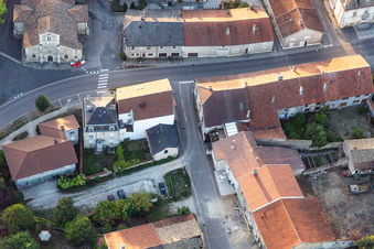 Vue aérienne de Maison natale de Jeanne d'Arc / Maison Natale de Jeanne d'Arc à Domrémy-la-Pucelle dans le département Vosges, France