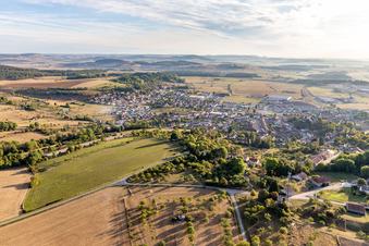 Châtenois dans le département Vosges, France hors des airs