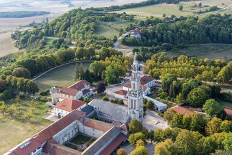 Basilique de Sion à Saxon-Sion dans le département Meurthe et Moselle, France hors des airs