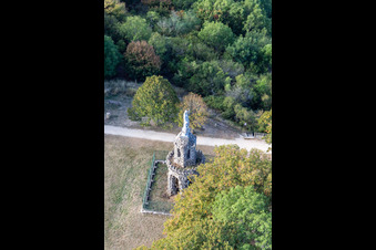 Vue aérienne de Éperon Saint-Joseph à Saxon-Sion à Saxon-Sion dans le département Meurthe et Moselle, France