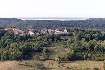 Photographie aérienne de Vaudémont dans le département Meurthe et Moselle, France