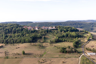 Vue oblique de Vaudémont dans le département Meurthe et Moselle, France