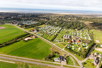 Vue aérienne de Camping Feldberg à Fanø dans le département Syddanmark, Danemark