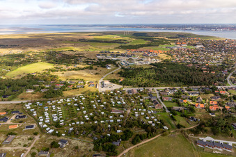 Vue aérienne de Camping Tempo à Fanø dans le département Syddanmark, Danemark