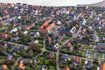 Fanø dans le département Syddanmark, Danemark vue d'en haut
