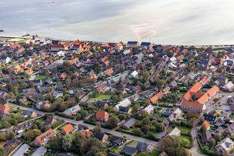 Fanø dans le département Syddanmark, Danemark depuis l'avion