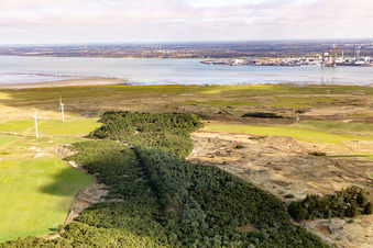 Fanø dans le département Syddanmark, Danemark vue du ciel