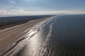 Fanø dans le département Syddanmark, Danemark hors des airs