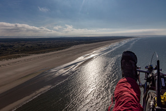 Fanø dans le département Syddanmark, Danemark depuis l'avion