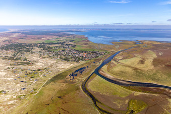 Enregistrement par drone de Fanø dans le département Syddanmark, Danemark