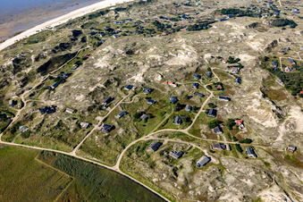 Image drone de Fanø dans le département Syddanmark, Danemark
