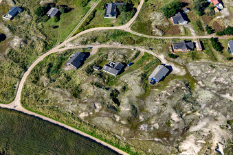 Fanø dans le département Syddanmark, Danemark du point de vue du drone