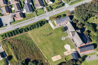 Vue aérienne de Colonie de vacances/Sønderho Feriekoloni à Fanø dans le département Syddanmark, Danemark