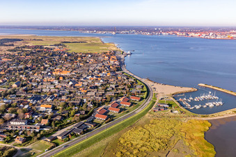 Fanø dans le département Syddanmark, Danemark depuis l'avion