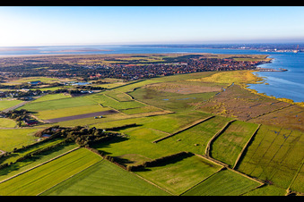 Fanø dans le département Syddanmark, Danemark vue du ciel