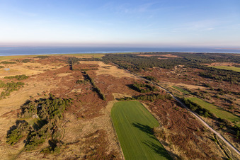 Parc national de la mer des Wadden à Fanø dans le département Syddanmark, Danemark vue d'en haut