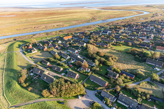 Image drone de Fanø dans le département Syddanmark, Danemark