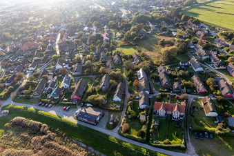Fanø dans le département Syddanmark, Danemark d'un drone