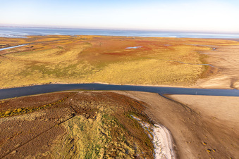 Fanø dans le département Syddanmark, Danemark depuis l'avion