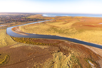 Fanø dans le département Syddanmark, Danemark vue du ciel
