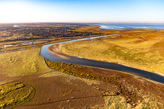 Enregistrement par drone de Fanø dans le département Syddanmark, Danemark