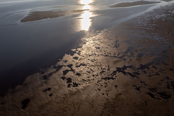 Fanø dans le département Syddanmark, Danemark vu d'un drone