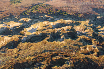 Parc national de la mer des Wadden à Fanø dans le département Syddanmark, Danemark depuis l'avion