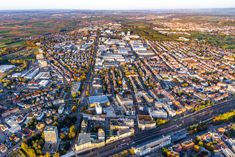 Vue aérienne de Quartier Pflugfelden in Ludwigsburg dans le département Bade-Wurtemberg, Allemagne