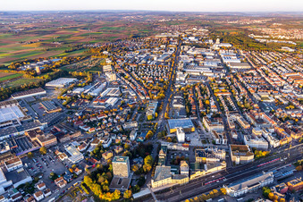 Vue aérienne de Quartier Pflugfelden in Ludwigsburg dans le département Bade-Wurtemberg, Allemagne
