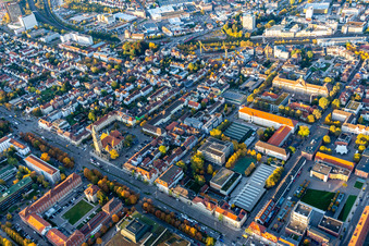 Ludwigsburg dans le département Bade-Wurtemberg, Allemagne vue d'en haut